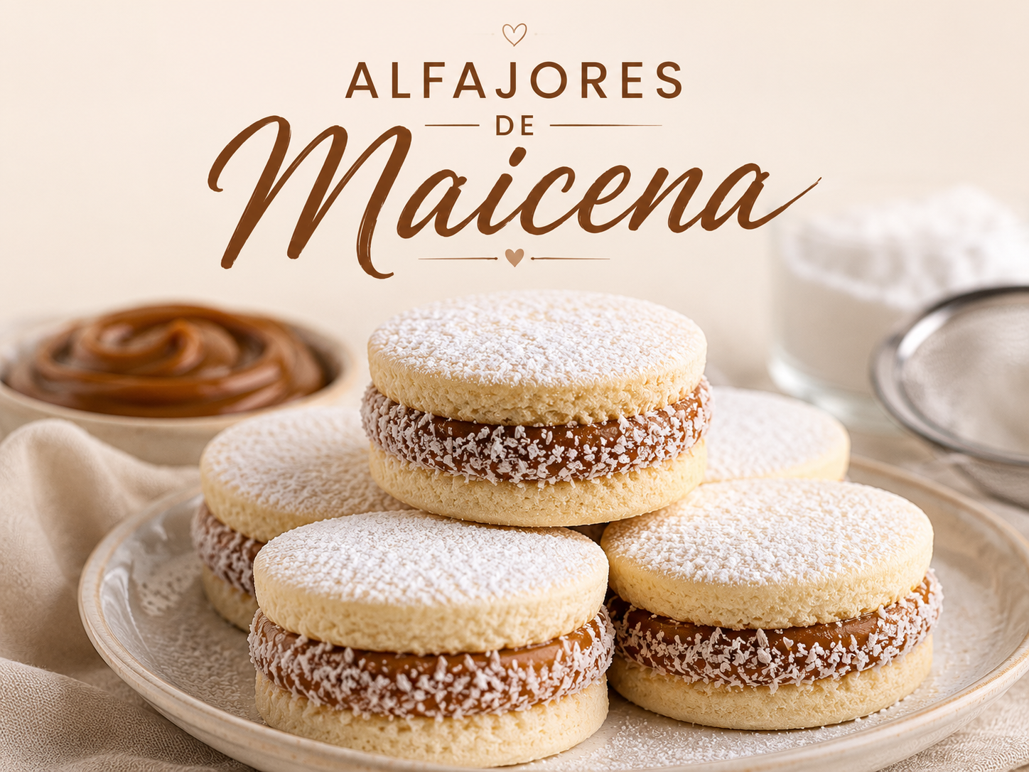 Alfajores de  Maicena